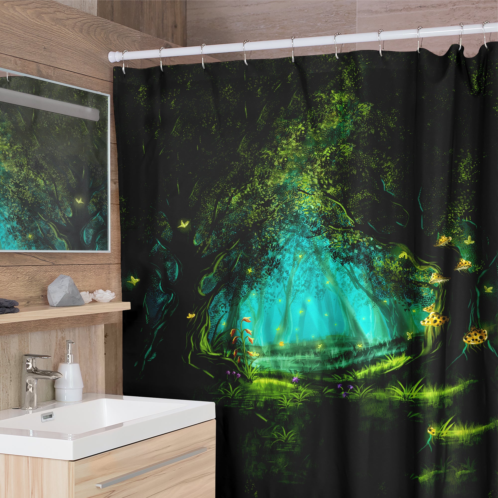 Mystic Forest Shower Curtain
