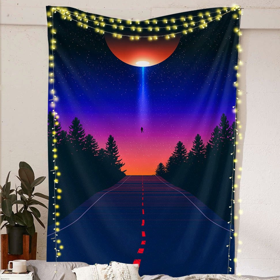 Planet Abduction Tapestry