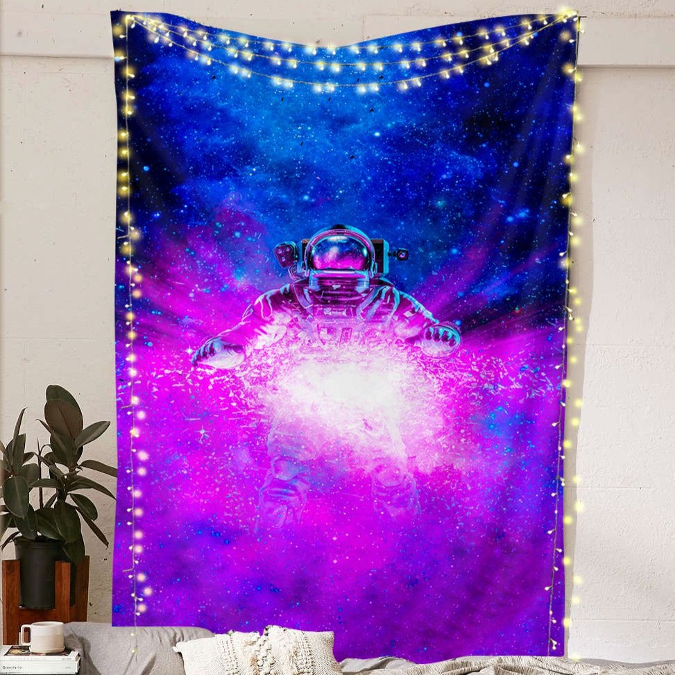 Astronaut Explosion Tapestry