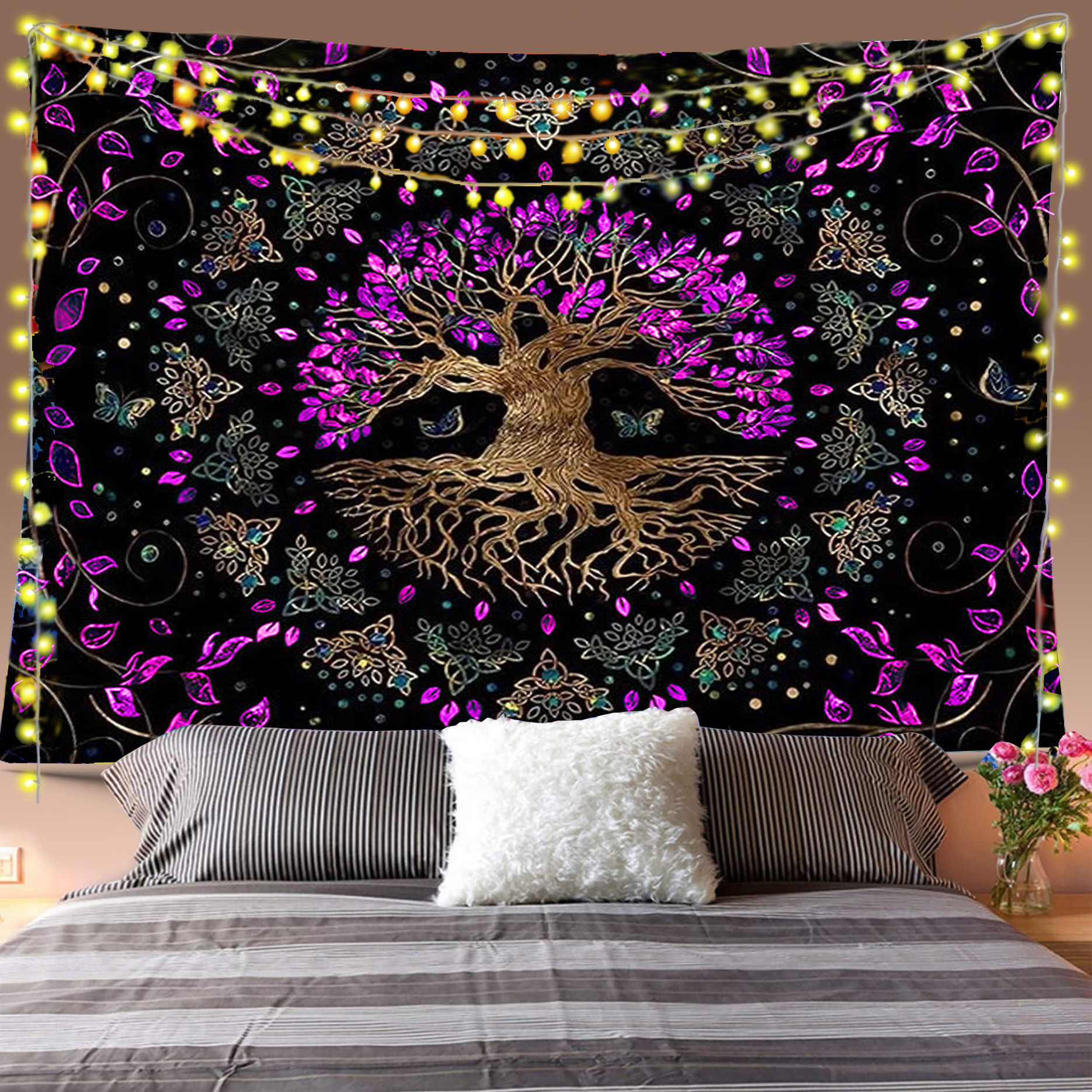 Celestial Tree Of Life Tapestry