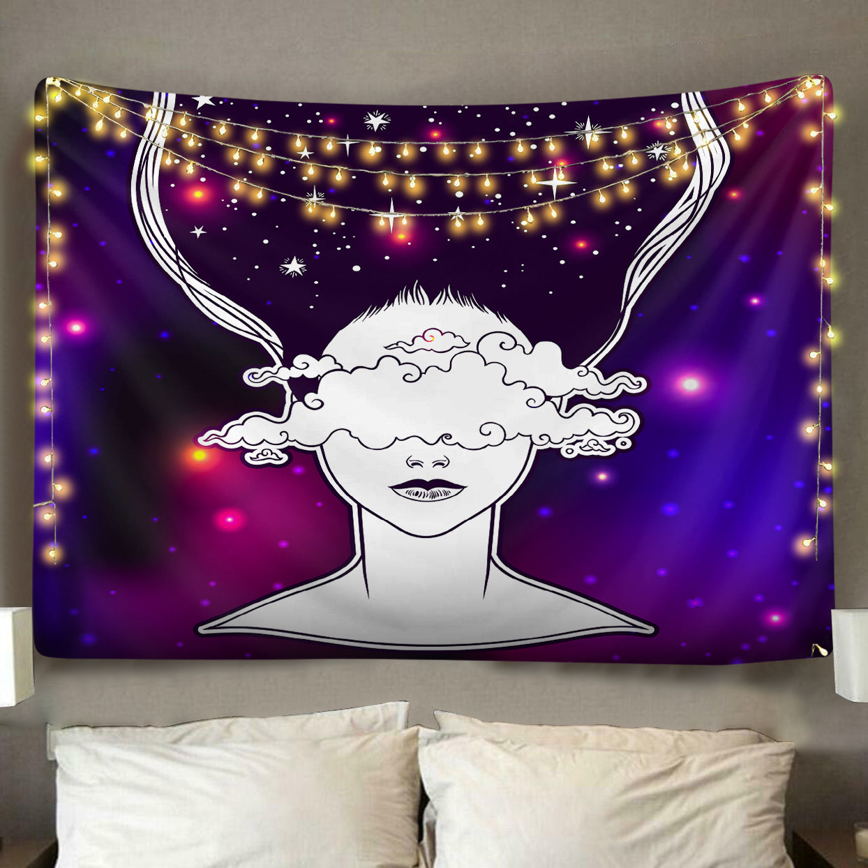 Space Girl Tapestry