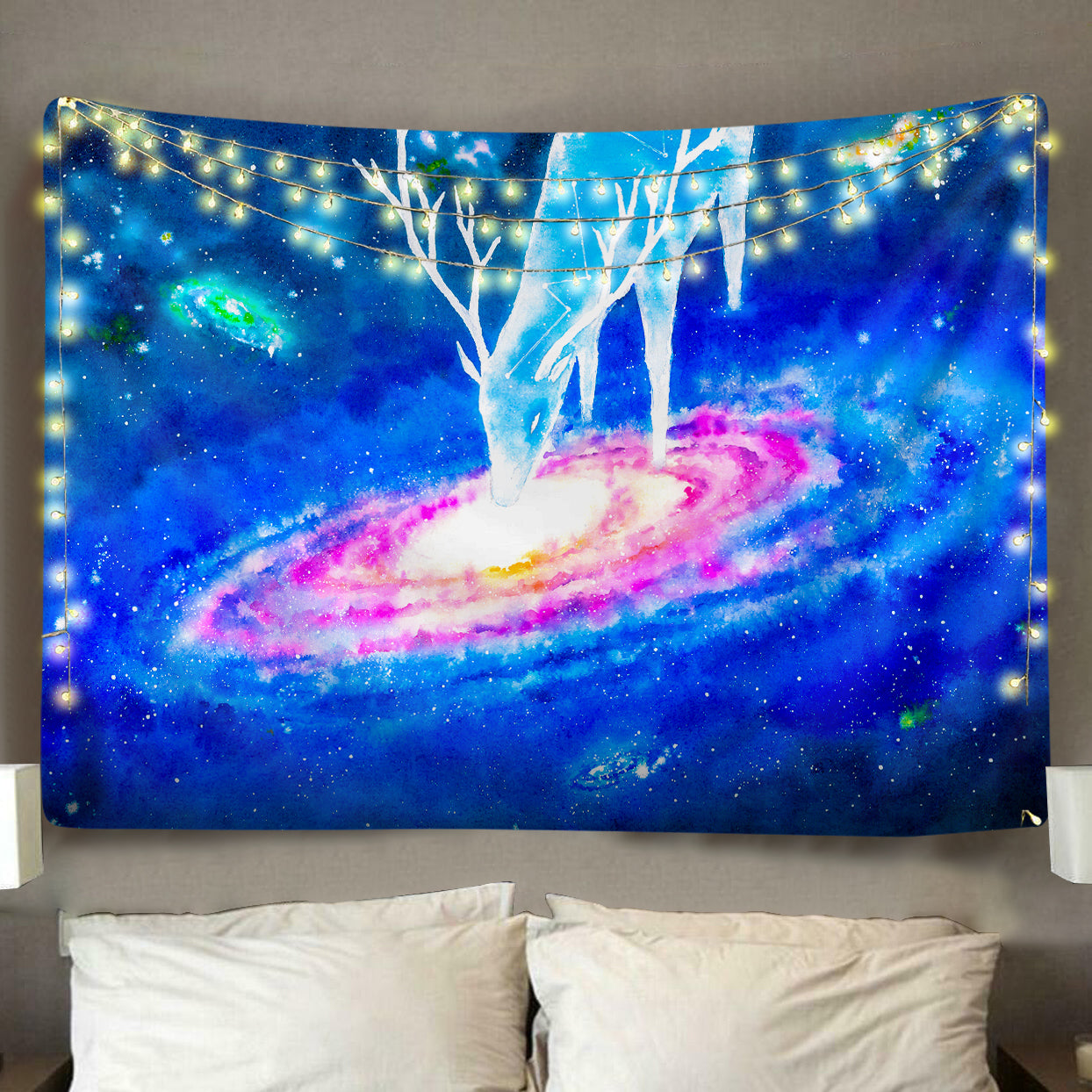 Galactic Deer Tapestry