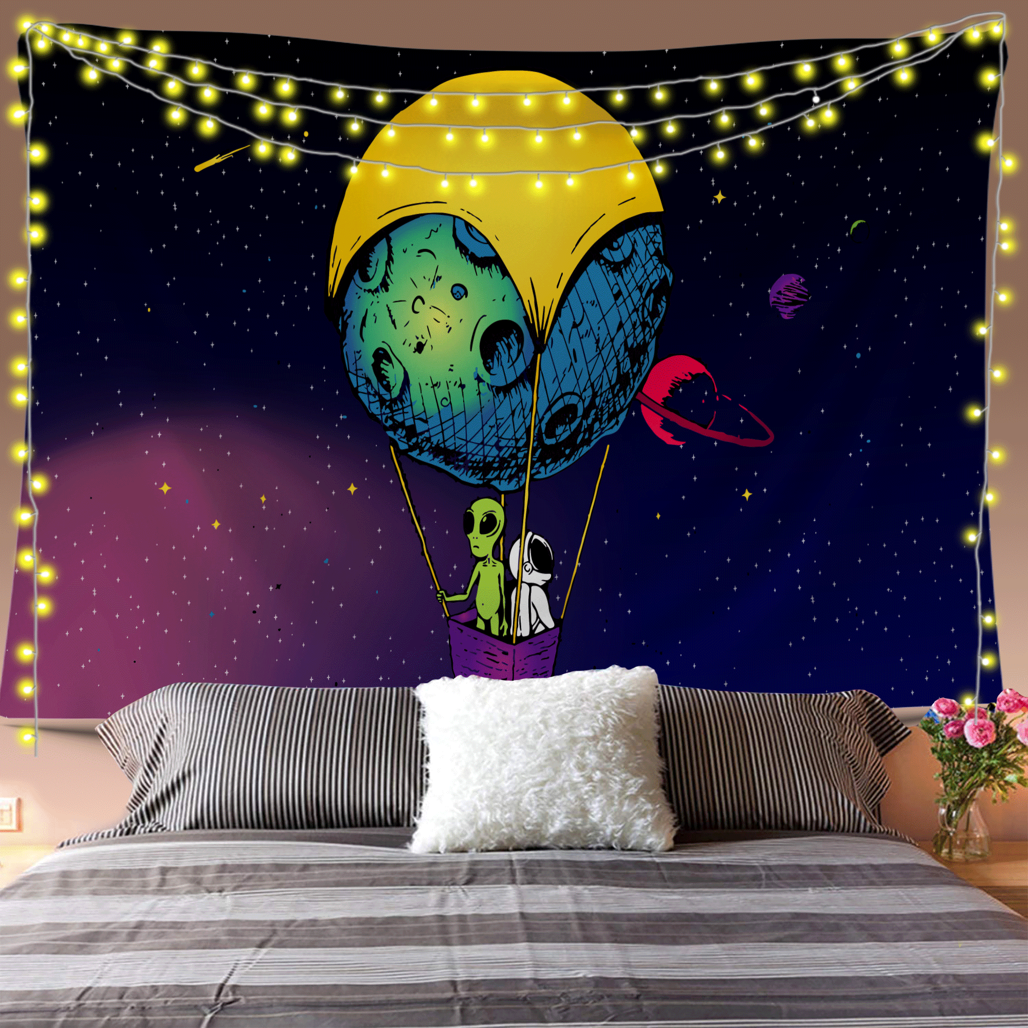 Floating Moon Tapestry
