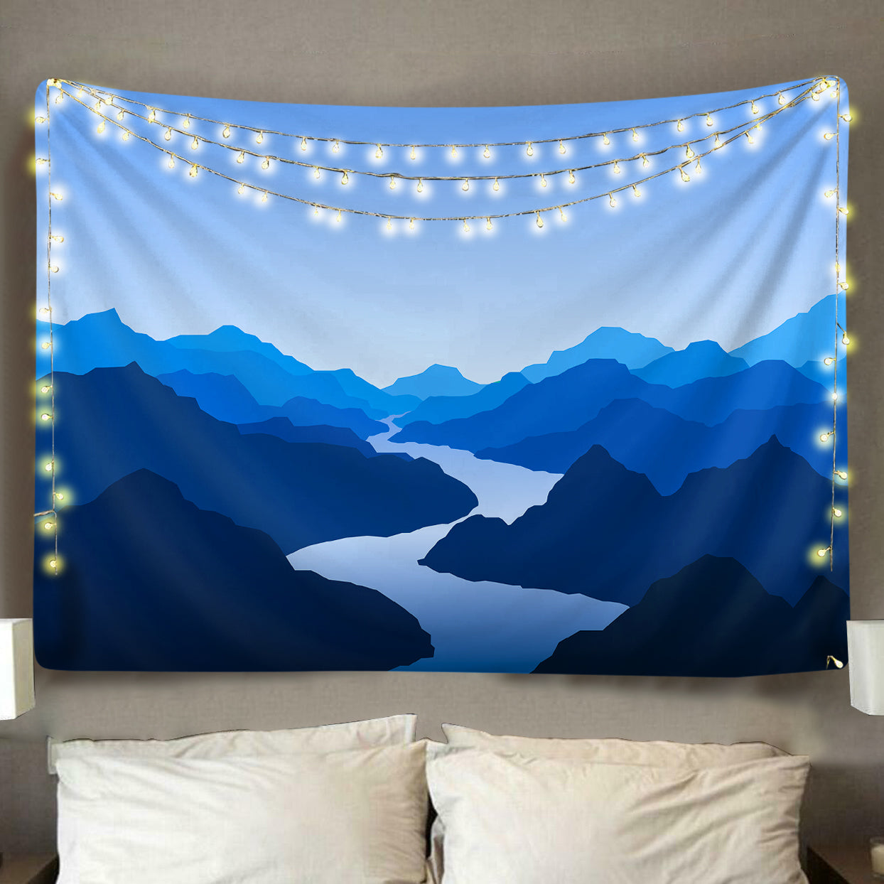 River Landscape Tapestry